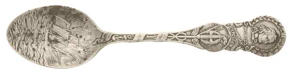 States & Cities Souvenir Spoons (Sterling) Illinois Demitasse Spoon