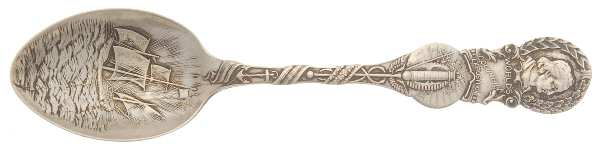 States & Cities Souvenir Spoons (Sterling) Illinois Teaspoon