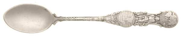 States & Cities Souvenir Spoons (Sterling) Illinois Demitasse Spoon