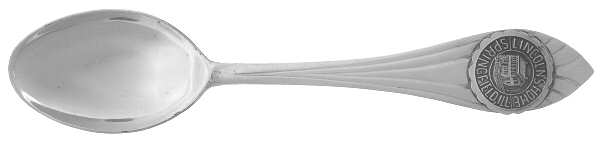 States & Cities Souvenir Spoons (Sterling) Illinois Demitasse Spoon