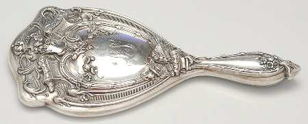 2400 (Sterling, Hollowware) Mirror with Handle