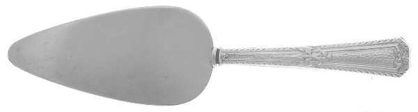 UNF1234-Hammered (Sterling) Cheese Server with Stainless Blade