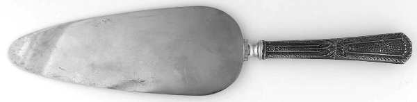 UNF1234-Hammered (Sterling) Pie Server with Stainless Blade