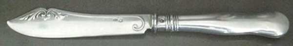 800-133 (Sterling) Individual Hollow Handle Fish Knife-Sterling Blade