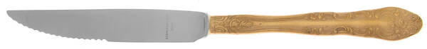 Royal Splendor (Gold Electroplate) Steak Knife Individual Hollow, Serrate HC