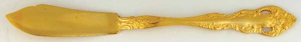 Royal Splendor (Gold Electroplate) Flat Handle Master Butter Knife