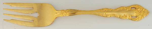 Royal Splendor (Gold Electroplate) Individual Salad Fork