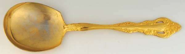 Royal Splendor (Gold Electroplate) Solid Smooth Casserole Spoon