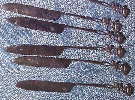 800-141 (Sterling) Dessert Knife with Stainless Blade