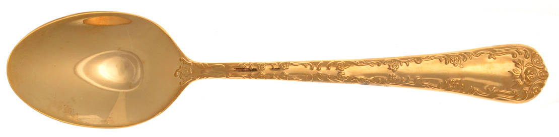 UNF1379 (Gold Electroplate) Place/Oval Soup Spoon