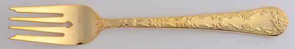 UNF1379 (Gold Electroplate) Individual Salad Fork