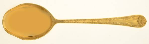 UNF1379 (Gold Electroplate) Tablespoon (Serving Spoon)