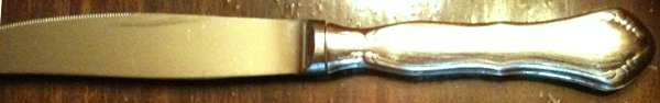 UNF1383 (Silverplate) Modern Hollow Knife