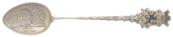 German Souvenir Spoons (Sterling) Germany Five O'Clock Spoon