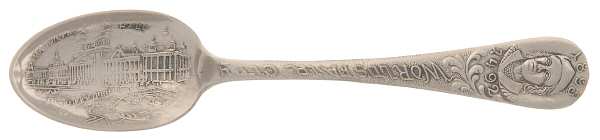 States & Cities Souvenir Spoons(Slvp) Illinois Demitasse Spoon