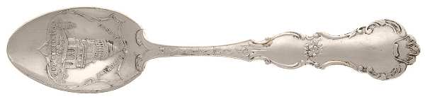 States & Cities Souvenir Spoons(Slvp) Ohio Teaspoon