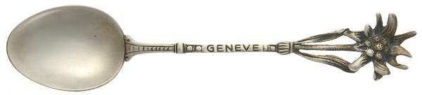 Switzerland Souvenir Spoons (Sterling) Demitasse Spoon