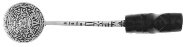 Mexican Souvenir Spoons (Sterling) Mexico Demitasse Spoon
