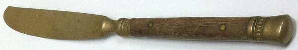 UNF2017 (Wood-Bronze) Modern Solid Knife