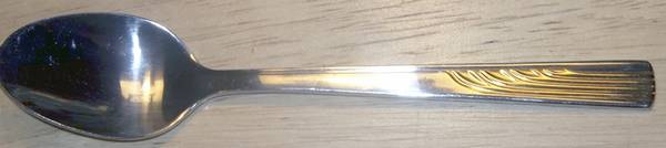 UNF1558 (Stainless, Gold Accent) Teaspoon