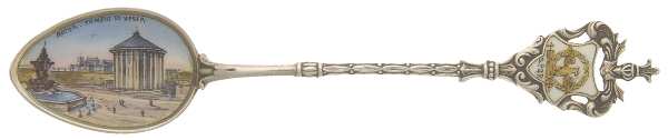 Italy Souvenir Spoons (Sterling) Italy Five O'Clock Spoon