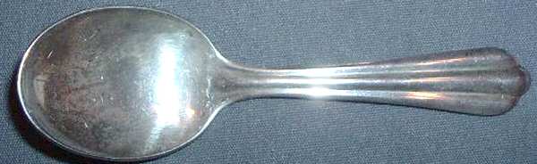 UNF2042 (Sterling) Straight Handle Baby Spoon