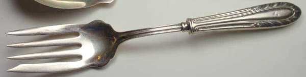 UNF1420 (Sterling) Cold Meat Serving Fork Hollow Handle