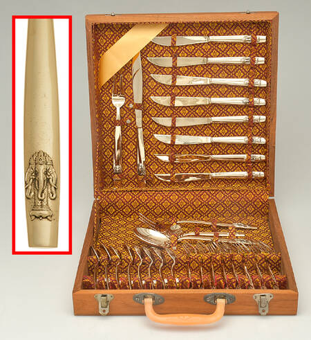 Siam-Bronze-Emblem 29 Piece Set (Includes Wood Case)