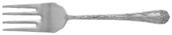 UNF2071 (Silverplate) Large Solid Cold Meat Serving Fork