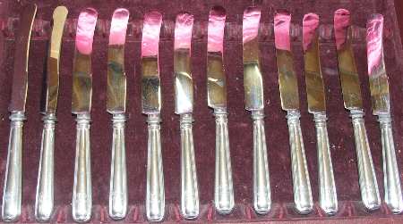 800-158 (Sterling) Old French Hollow Knife with Bolster