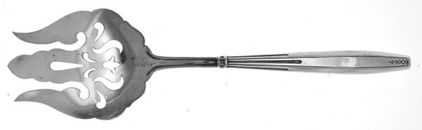 UNF1455 (Sterling) Salad Serving Fork with Plated Prongs