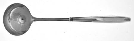 UNF1455 (Sterling) Hollow Handle Gravy Ladle, Plate Bowl