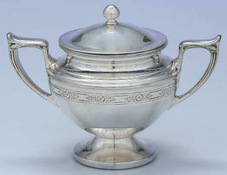 UNS6 (Silverplate, Hollowware) Sugar Bowl with Lid