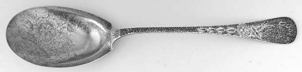 UNF1464 (Sterling) Large Vegetable Serving Spoon (Solid, Bright Cut)