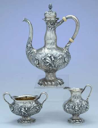8088 (Sterling, Hollowware) 3 Piece Demi Set