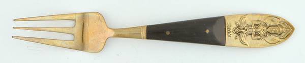 Hong Kong (Brass) Pastry Fork
