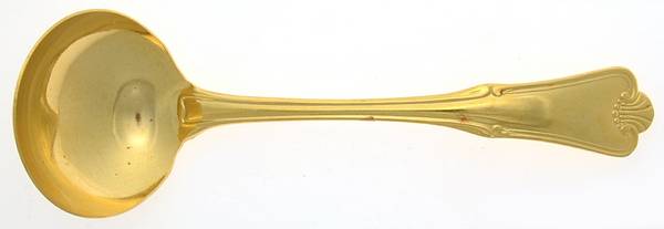 UNF1543 (Gold Electroplate) Solid Gravy Ladle
