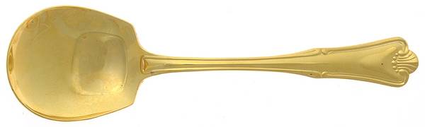 UNF1543 (Gold Electroplate) Solid Smooth Casserole Spoon