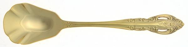 Baroque Gold (Gold Electroplate) Sugar Shell Spoon