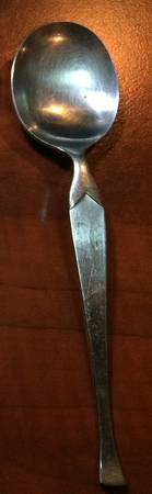 UNF2224 (Stainless) Round Bowl Soup Spoon (Gumbo)