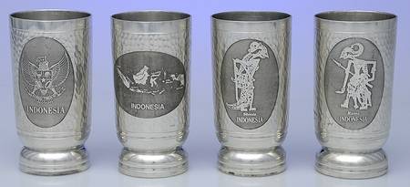 Indonesia Hollowware 8 Oz Tumbler - Set of 4