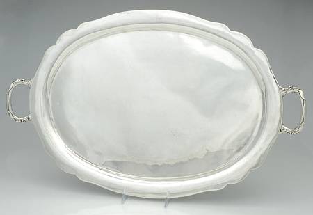 UNH13 (Sterling, Hollowware) Large Waiter Tray