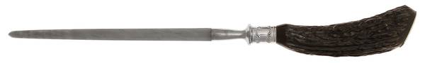 UNV2 (Sterling) Large Roast Steel Rod Knife Sharpener