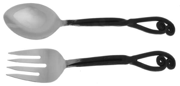 UNF2266 (Stainless) Solid Serving Set