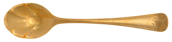 UNFUNF2357 (Gold Electroplate) Sugar Shell Spoon