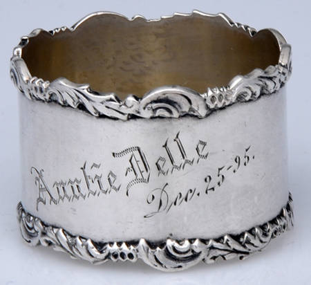 Sterling Napkin Rings Napkin Ring