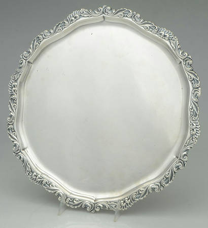 UNH48 (Sterling, Hollowware) 13" Round Tray