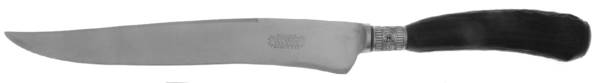UNV4 (Silverplate) Large Stainless Blade Roast Carving Knife