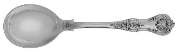 Queens-Sterling Round Bowl Soup Spoon (Gumbo)