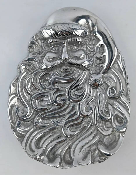 Santa (Aluminum, Hollowware) 7" Bon Bon Bowl
